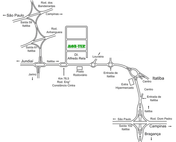 mapa da empresa
