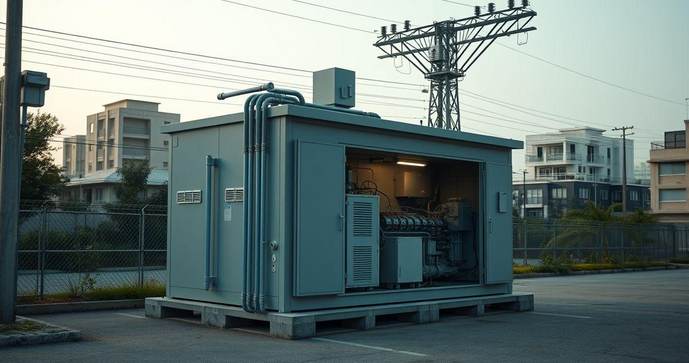 Cabine Secundária De Energia: Distribuição Segura Cabine Secundária De Energia: Distribuição Segura