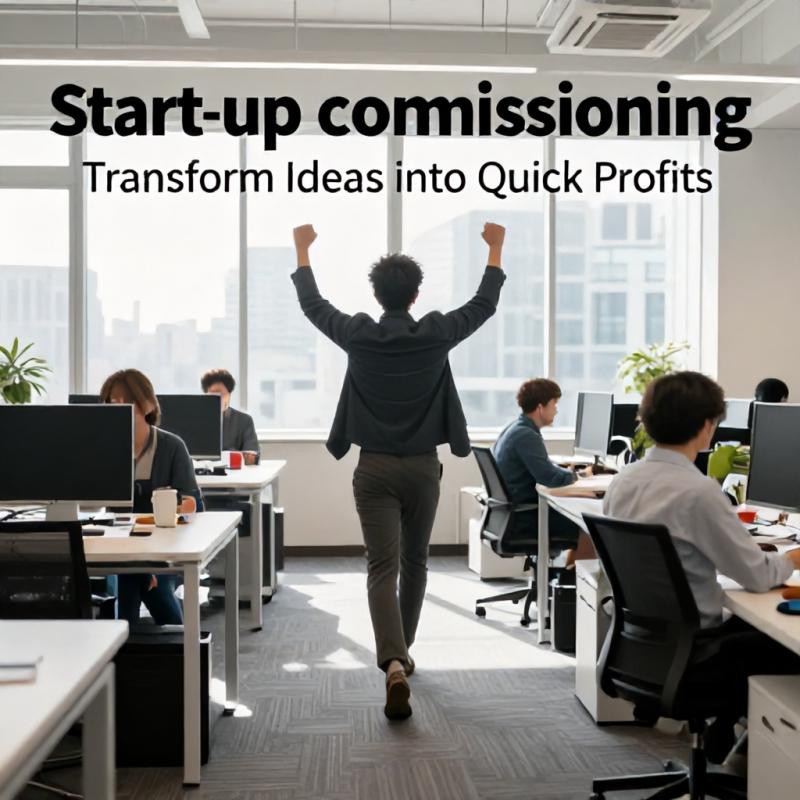 Start up e comissionamento: Transforme Ideias em Lucros Rápidos